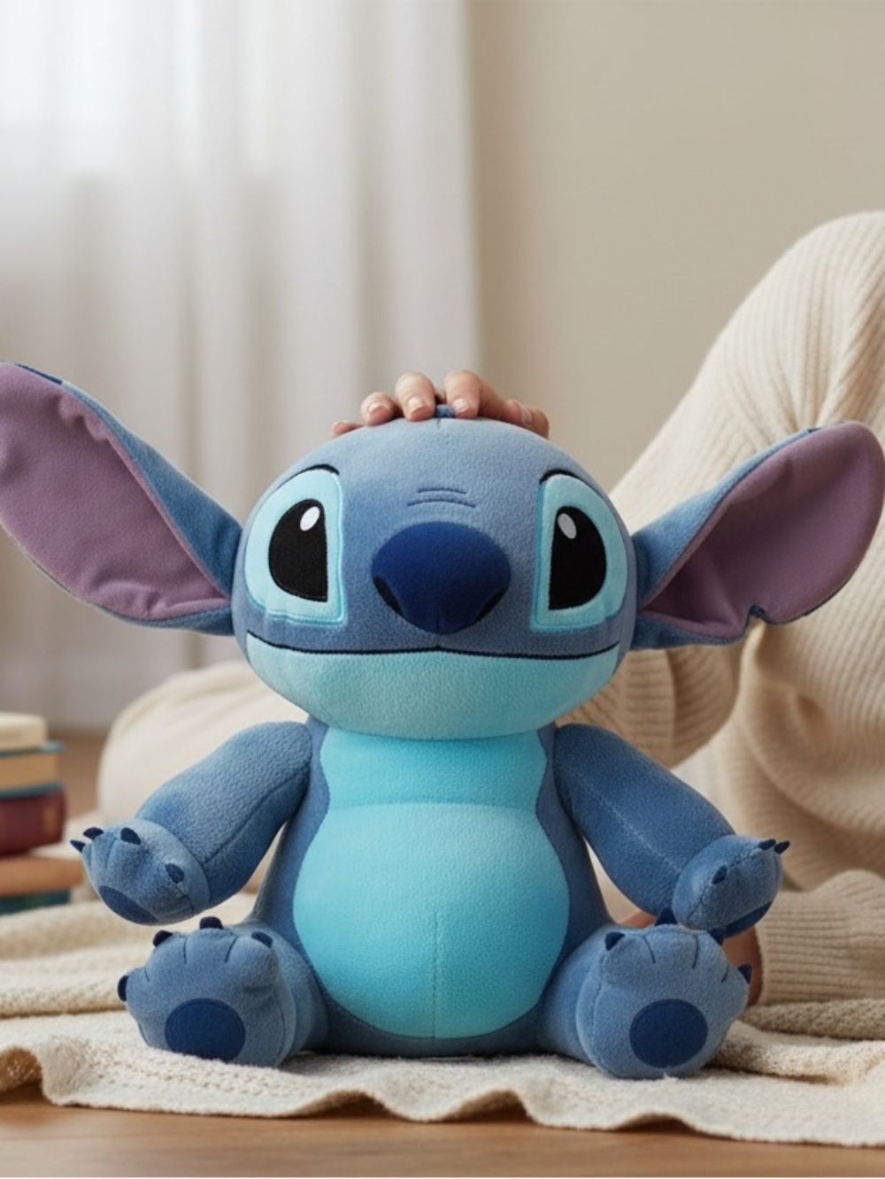 NWT Disney Stitch Plush - Light Blue & Navy